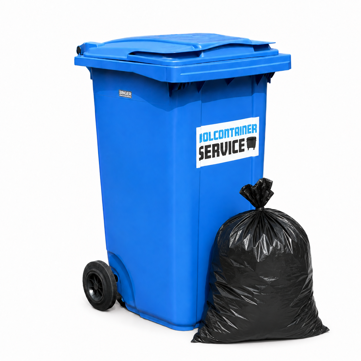 Rolcontainer 240 liter – Abonnement / Bedrijfs- restafval